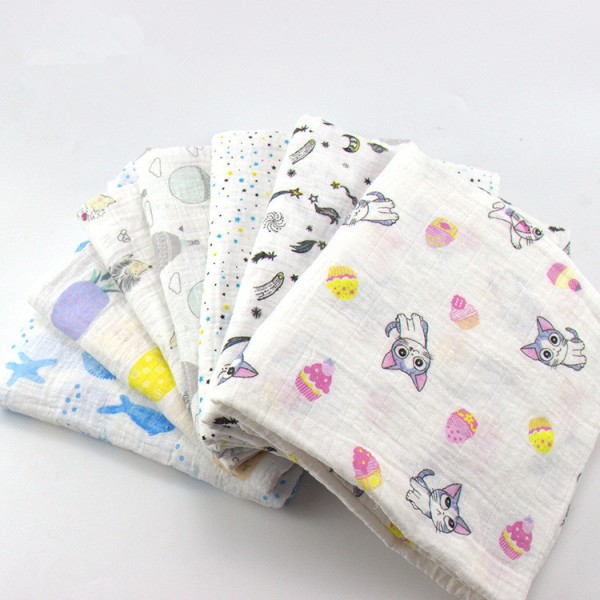 Baby Blanket Manufacturer - 120x120cm Eucalyptus Printed