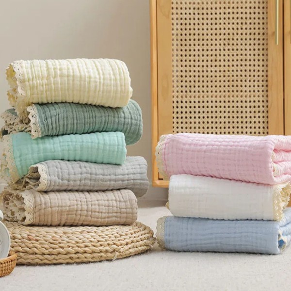 Swaddle Wrap Supplier - 6 Layers Lace Toddler