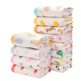 Gauze Blanket Factory - 100% Cotton 110x110cm Throw