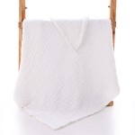 Baby Blanket Factory - Plain Color Crinkle 6 Layer
