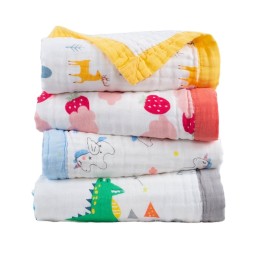 Muslin Blanket Supplier - Custom Printed Organic Cotton