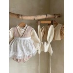 Baby Romper Manufacturer - Embroidery Puff Sleeve