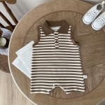 Baby Romper Factory - Lapel Sleeveless Vest
