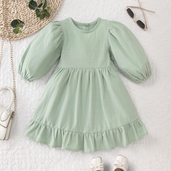 Baby Dress Supplier - Cotton Puff Sleeve