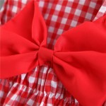 Baby Dress Factory - Plaid Bow Summer Party