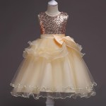 Wedding Dress Supplier - Asymmetric Ruffles Sequin