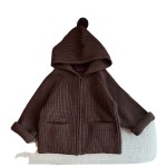 Baby Sweater Supplier - Hooded Knitted Cardigan
