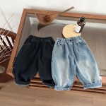 Baby Pants Supplier - Straight Leg Washed Denim
