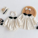 Baby Dress Supplier - Turn Down Collar Crawling