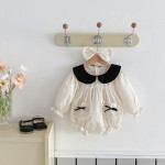 Baby Dress Supplier - Turn Down Collar Crawling