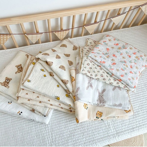 Baby Blanket Manufacturer - Cartoon Printed Gauze