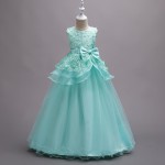 Pageant Dress Supplier - Sleeveless Embroidery Princess