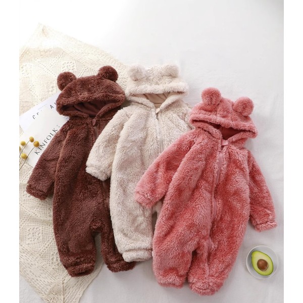 Baby Romper Factory - Plush Hooded Bear Theme