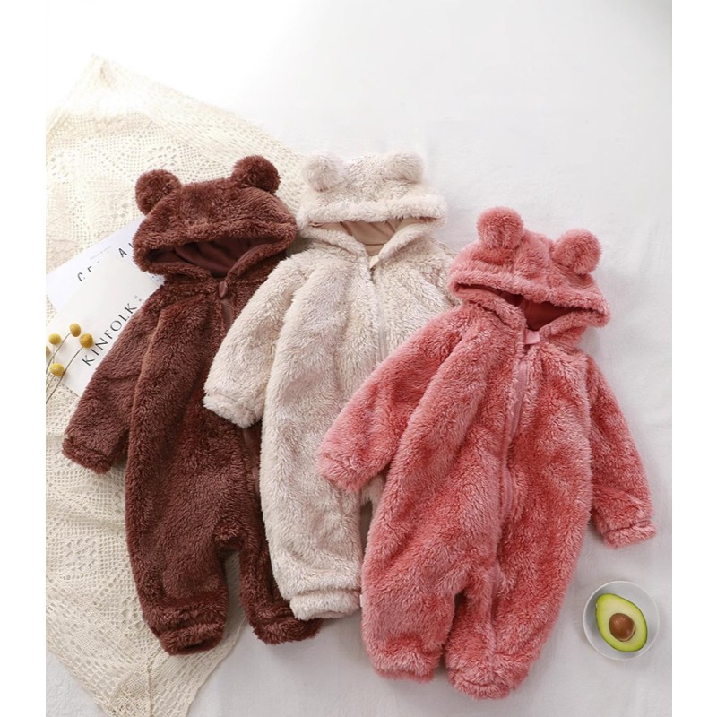 Baby Romper Factory - Plush Hooded Bear Theme