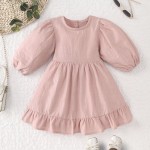 Baby Dress Supplier - Cotton Puff Sleeve