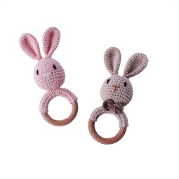 Baby Teether Supplier - Wooden Ring Crochet