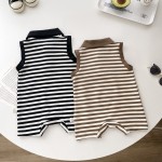 Baby Romper Factory - Lapel Sleeveless Vest