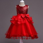 Wedding Dress Supplier - Asymmetric Ruffles Sequin