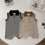 Baby Romper Factory - Lapel Sleeveless Vest