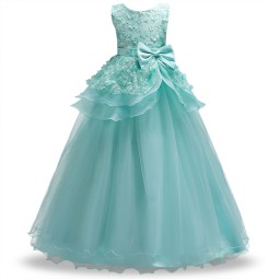 Pageant Dress Supplier - Sleeveless Embroidery Princess