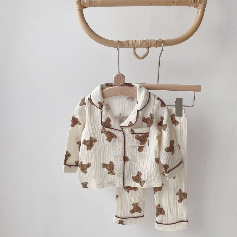 Baby Pajamas Manufacturer - Cotton Bear Print