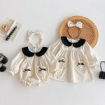 Baby Dress Supplier - Turn Down Collar Crawling