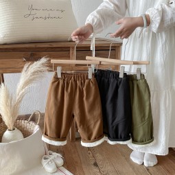 Baby Pants Supplier - Cotton Fleece Lined Warm