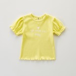 Baby Blouse Factory - Flower Short Sleeve Sweet