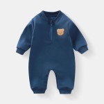 Baby Romper Manufacturer - Bear Plush Lined Casual
