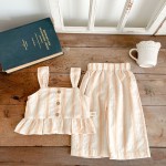 Baby Clothing Factory - Summer Plaid Vest Set