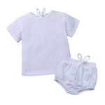 Baby Outfits Supplier - Solid Color Casual Cotton