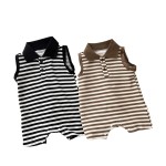 Baby Romper Factory - Lapel Sleeveless Vest