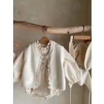 Baby Romper Manufacturer - Embroidery Puff Sleeve