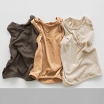 Children T-Shirt Supplier - Korean Button Sleeveless