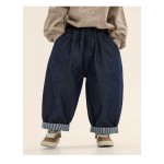 Baby Pants Manufacturer - Denim Patchwork Cuffed