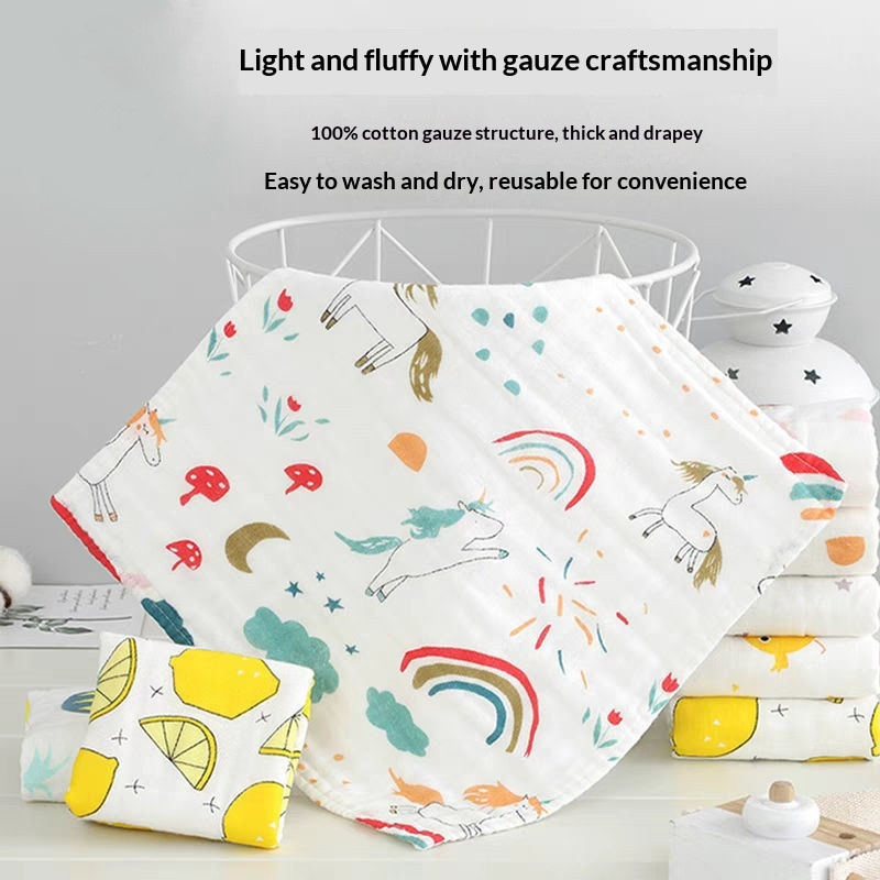 Gauze Washcloth Factory - High-Density Pure Cotton Square