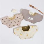 Baby Bibs Set Factory - 100% Cotton Double-Layer Floral