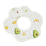 Baby Petal Bib Manufacturer - 360 Degree Eight Layer Cotton