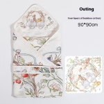 Summer Swaddle Blanket Supplier - Bamboo Cotton Thin Cartoon