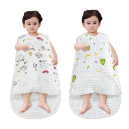 Baby Wearable Blanket Supplier - 100% Cotton Unisex Sleeveless