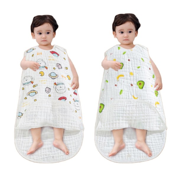 Baby Wearable Blanket Supplier - 100% Cotton Unisex Sleeveless
