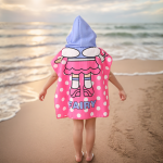 Hooded Towel Supplier - In Stock Wholesale Cartoon Microfiber