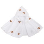 Infant Cloak Factory - Autumn Winter Coral Velvet Embroidered