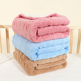 Plush Throw Blanket Manufacturer - Good Quality Soft Sherpa