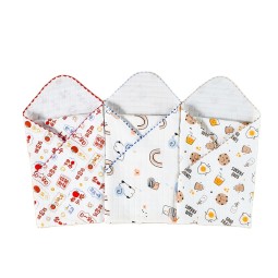 Baby Swaddling Blanket Manufacturer - Newborn Holding Animal Cartoon