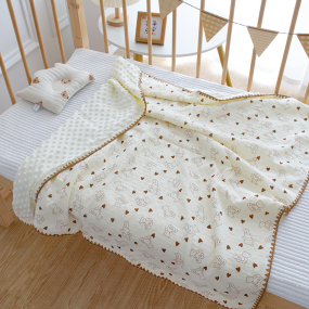 Muslin Sleeping Blanket Manufacturer - High Quality White Cartoon