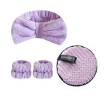 Makeup Remover Set Supplier - Custom Logo Hairband Wristbands