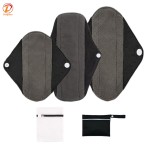 Menstrual Pads Factory - Washable Bamboo Charcoal Cloth