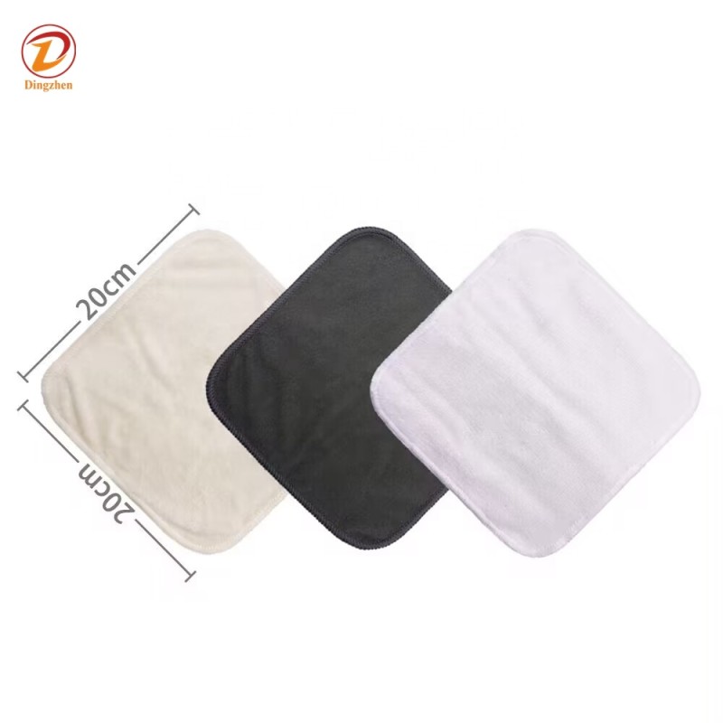 Baby Towels Supplier - OEM Logo Bamboo Velour Face Cloth