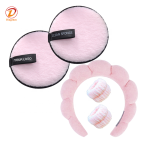 Makeup Remover Set Supplier - Custom Logo Hairband Wristbands